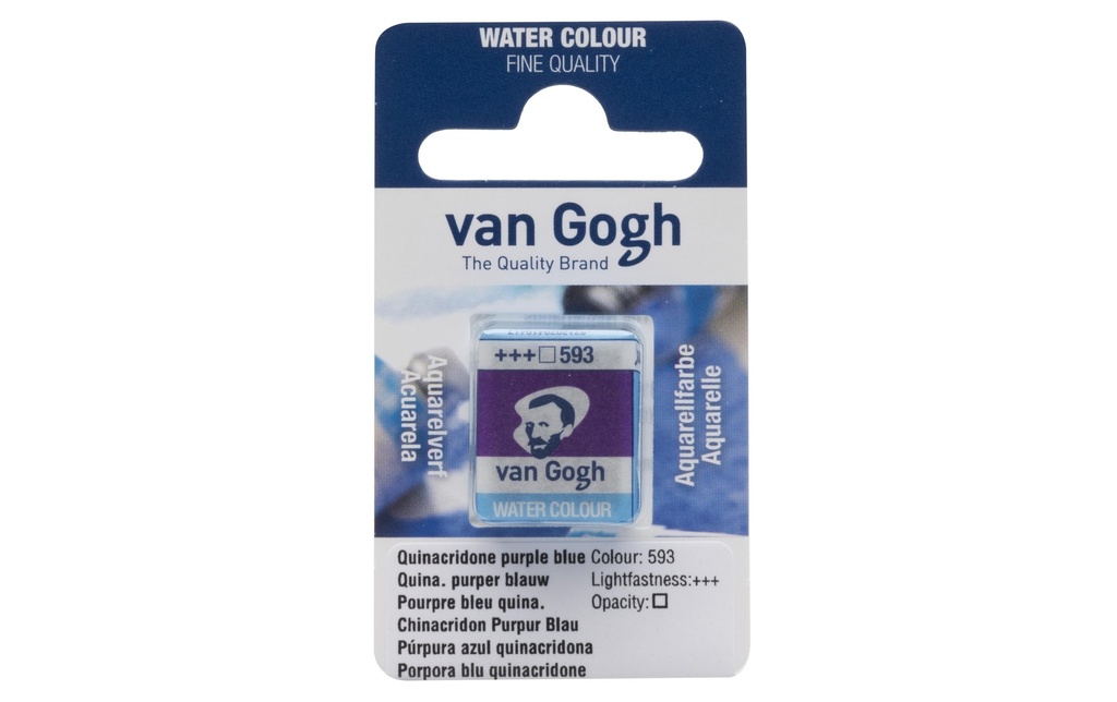 Van Gogh Peinture pour aquarelle 593 Chinacridone Purple Blue, 1 pièce