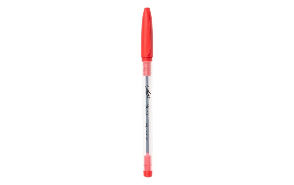 Scriva Stylo bille Bureau Office Focus, Rouge, 12 pièces