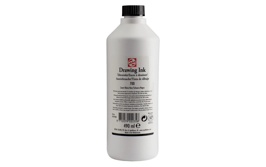 Talens Encre Encre de Chine 490 ml Noir