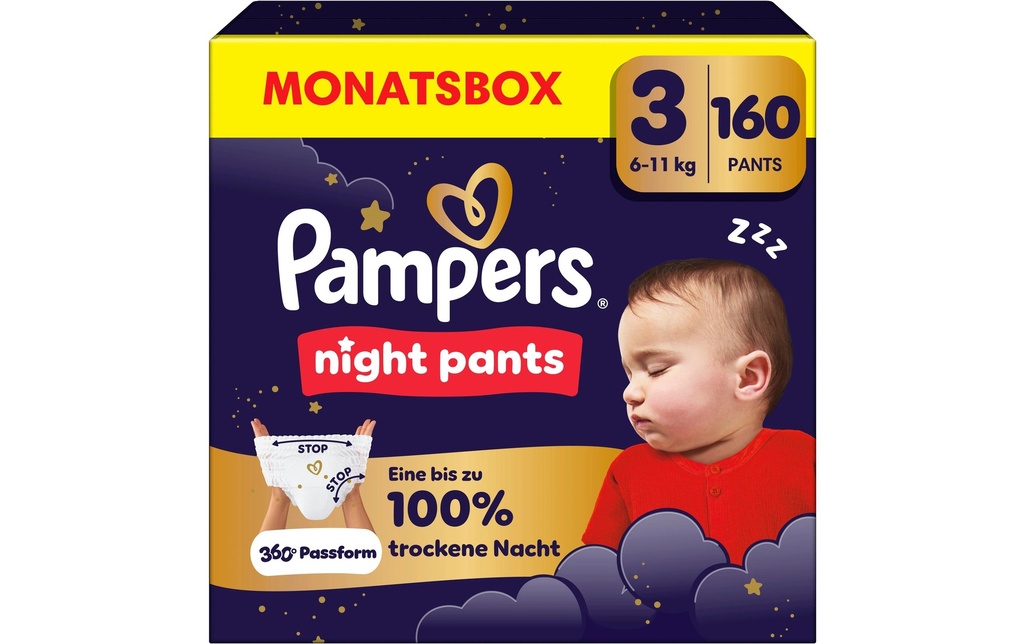 Pampers Baby Dry Night Pants Taille 3