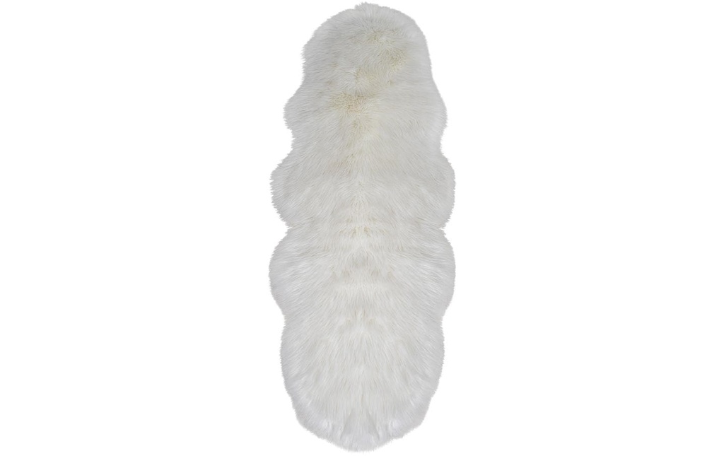 House Nordic Fourrure d'imitation 180 x 60 cm, Blanc