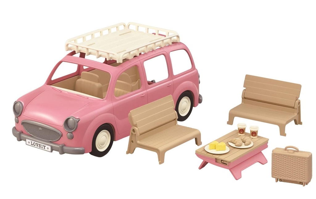 Sylvanian Families Sylvanian Families Voiture familiale avec accessoires de pique-nique