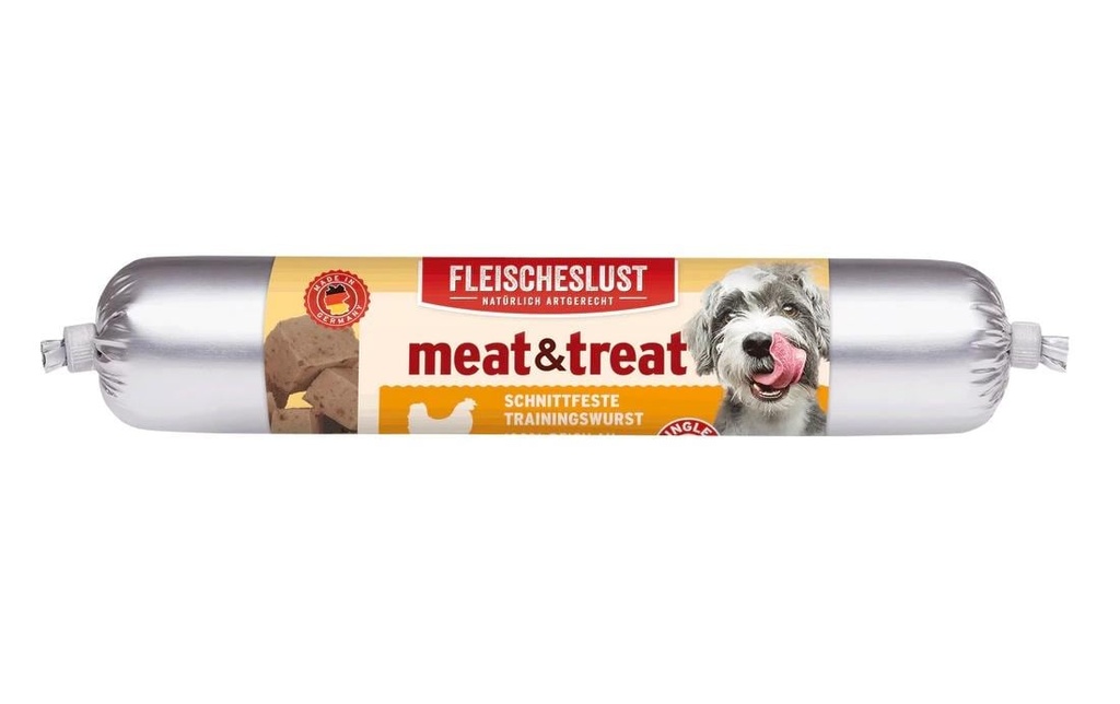 Fleischeslust Friandise Meat & Treat Singleshot volaille, 80 g