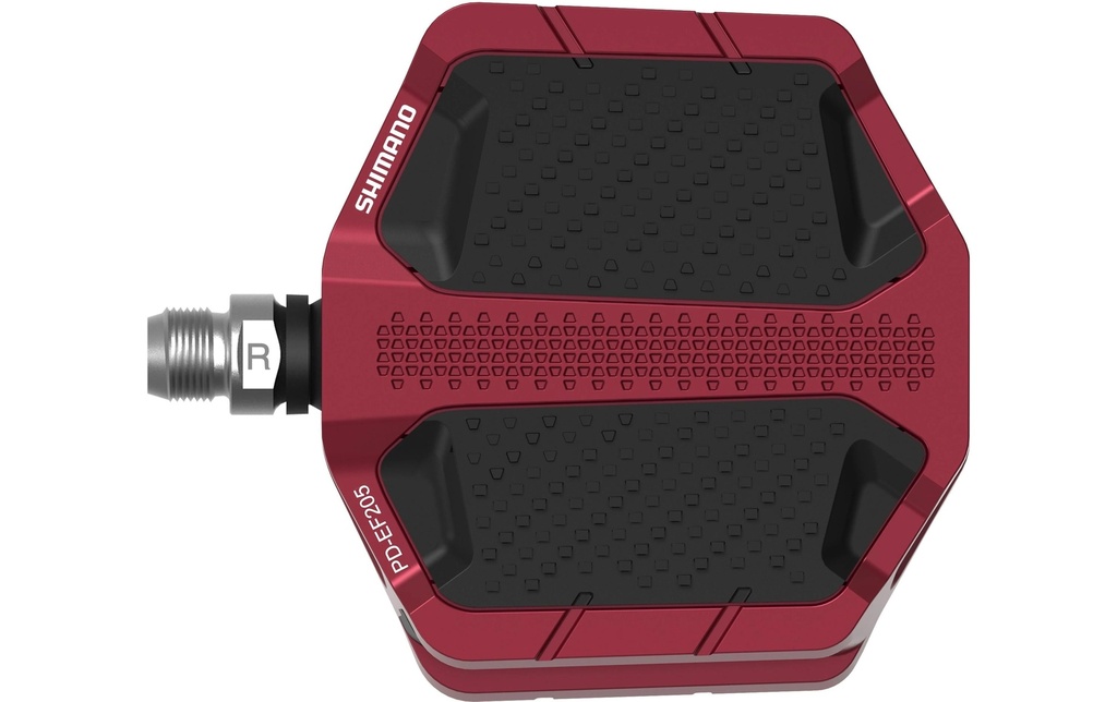 Shimano Pédales plateforme PD-EF205 Rouge
