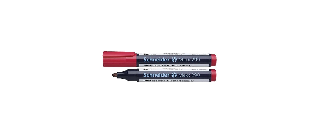 Schneider Marqueur pour tableau blanc Maxx 290 Rouge