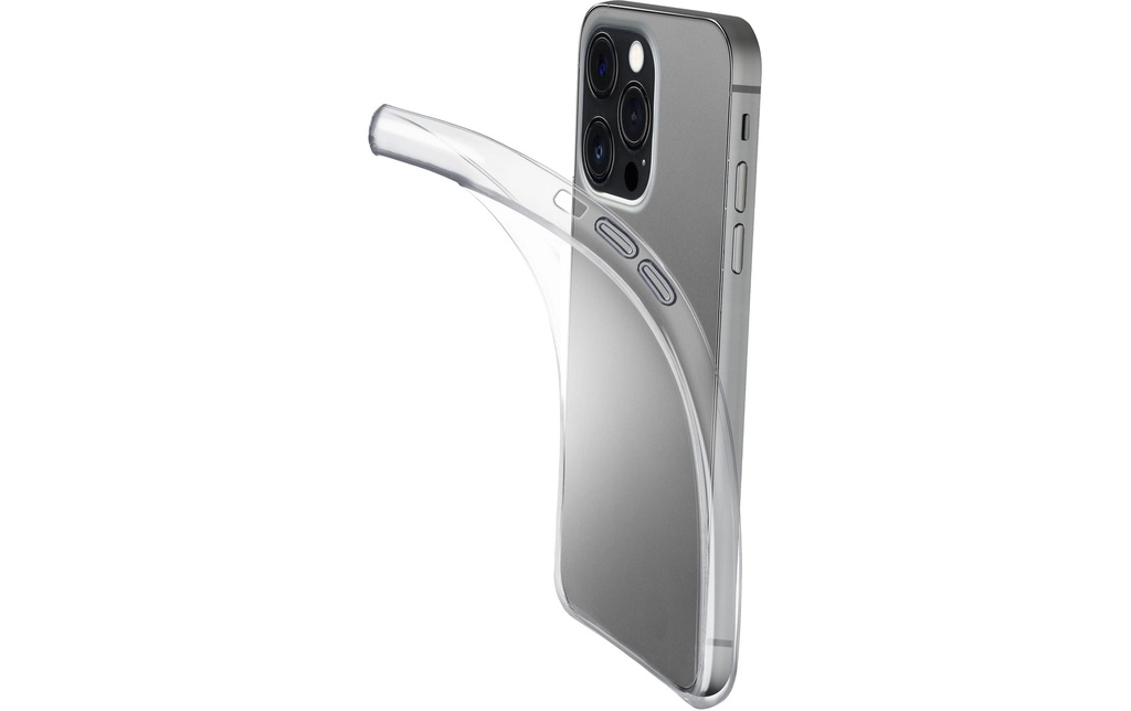 Cellular Line Coque arrière Rubber Case iPhone 16 Pro Max Clear