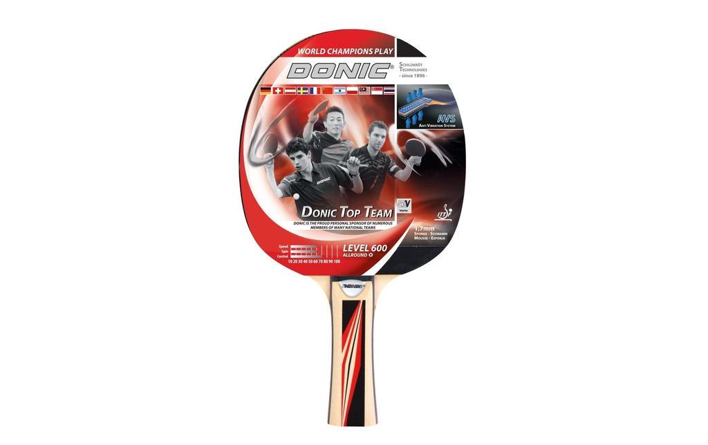 DONIC Schildkröt Raquette de ping-pong Top Team 600