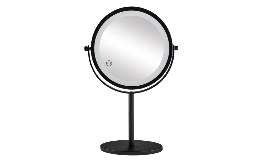 Kleine Wolke Miroir cosmétique Miroir de recharge Noir