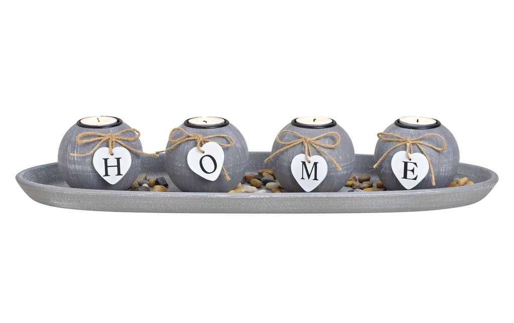 G. Wurm Bougeoir à bougie chauffe-plat Home, sur tablette, 50 cm