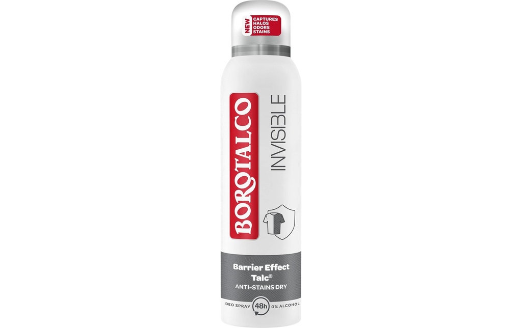 BOROTALCO Deo Spray Invisible 150ml (150 pces)