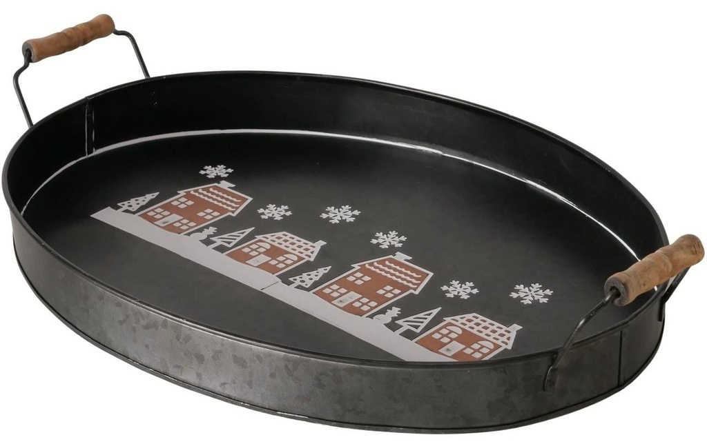 Boltze Plat de service Helski métal, 49 x 9 cm
