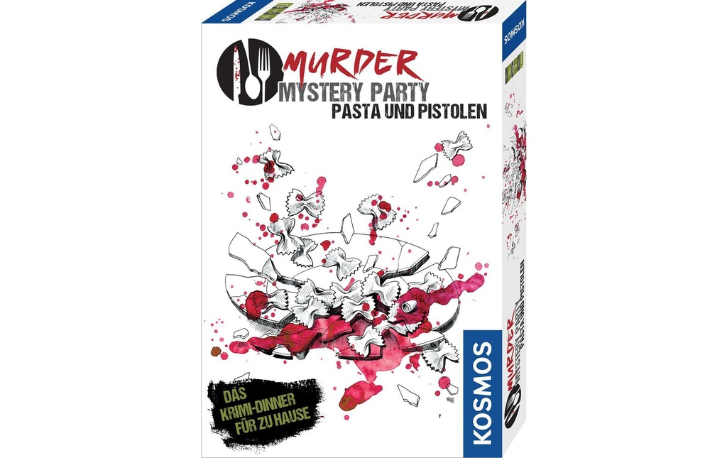 Kosmos Party game Murder Mystery Party: Pasta und Pistolen