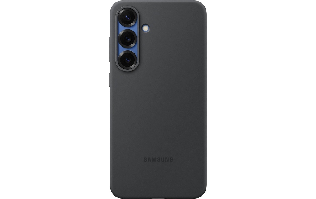 Samsung Coque arrière Silicone Galaxy S25+ Noir