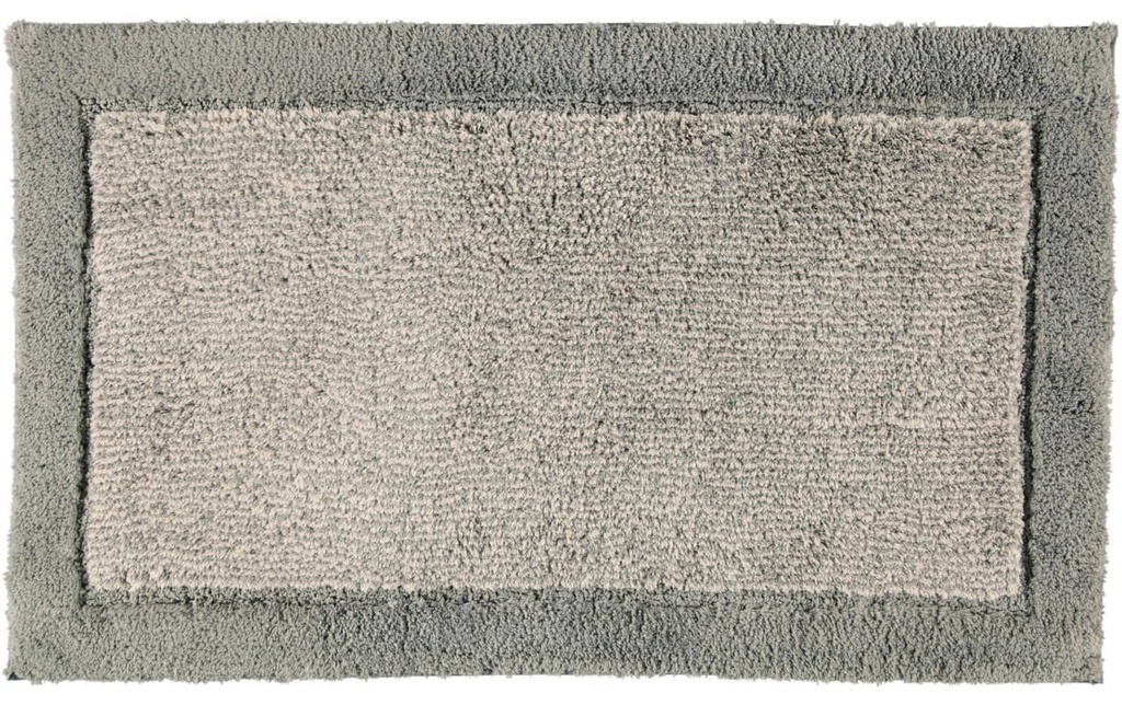 Cawö Tapis de bain Two-Tone 70 x 120 cm, Graphite