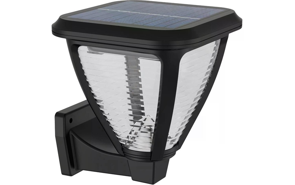 Philips Applique murale Solar Vapora, capteur de lumière, 2700K, noir