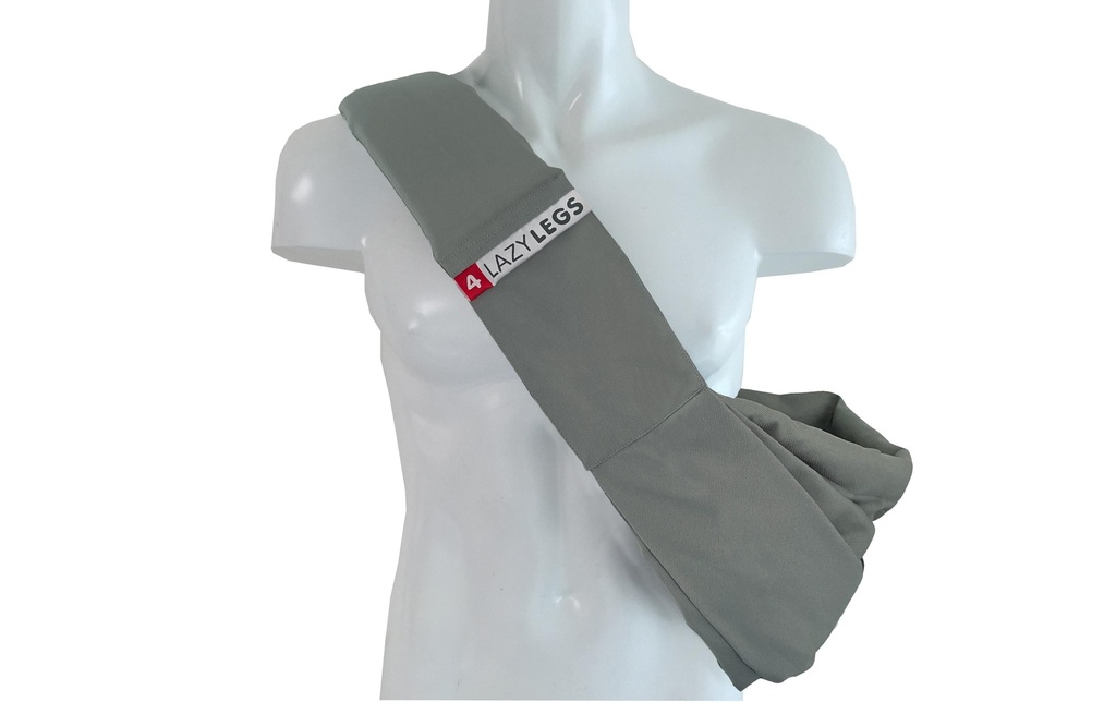4LazyLegs Sac de transport d’animal Canvas, Mineral Grey, XS