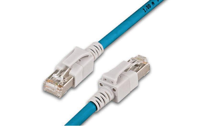 Wirewin Câble patch RJ-45 - RJ-45, Cat 6A, S/FTP, 5 m, Bleu