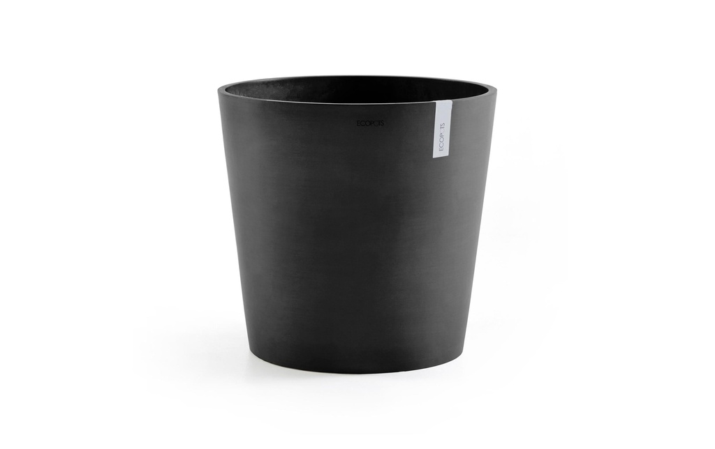 Ecopots Pot à fleur Amsterdam 50, Gris foncé