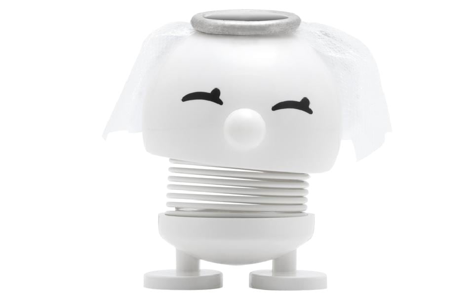 Hoptimist Objet à exposer Bimble mariée S 7.2 cm, Blanc