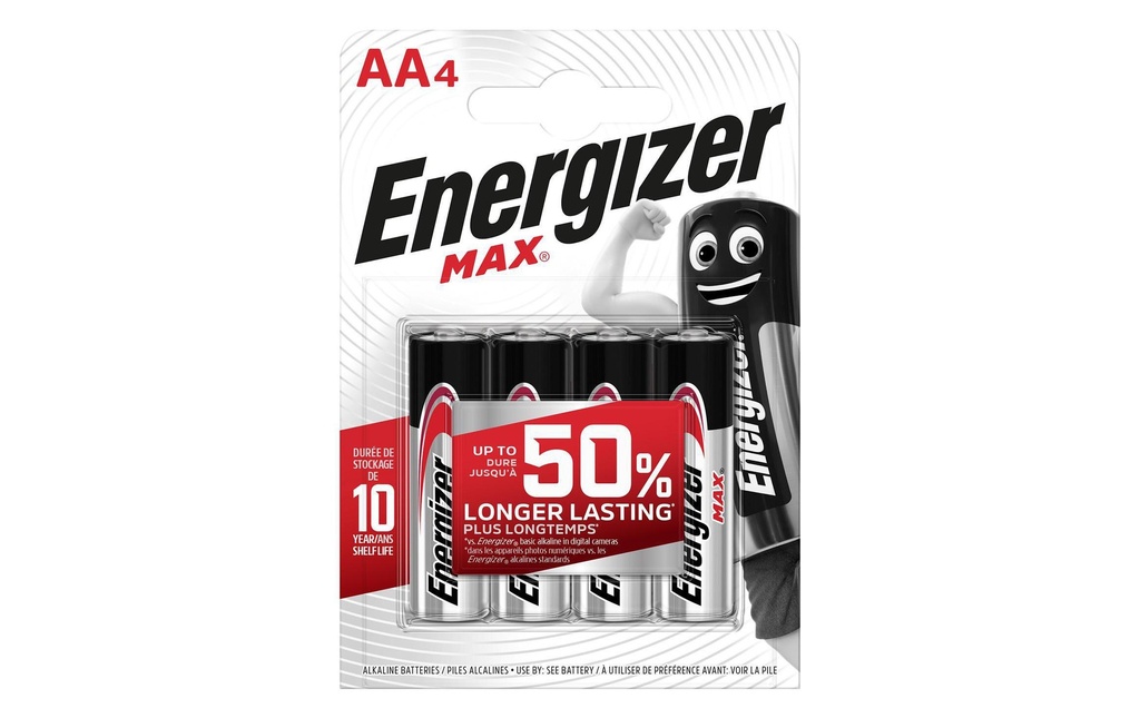 Energizer Pile MAX AA , 4 Pièce/s
