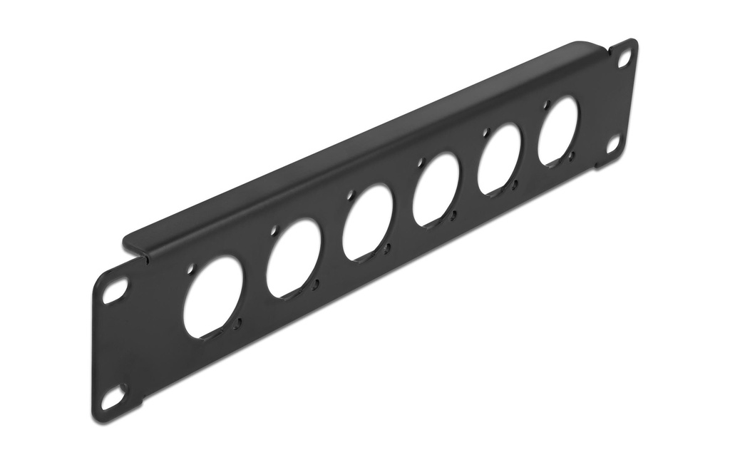 Delock Panneau de brassage Type-D 6 ports, Rack 10