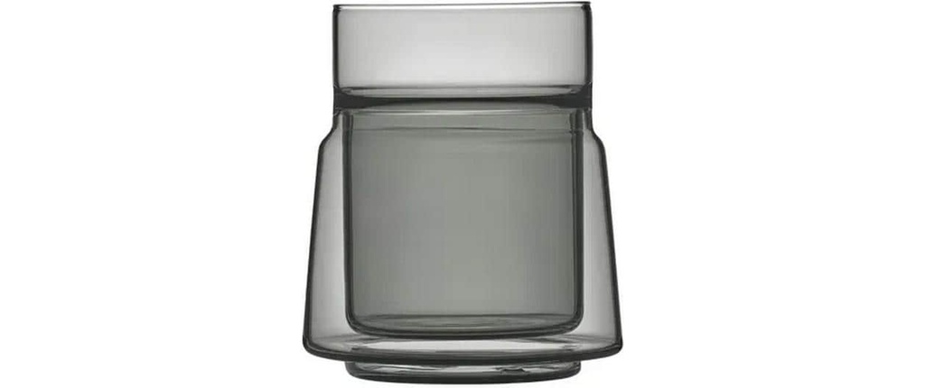 Jacob Jensen Verres thermo-verres à double paroi Medium 210 ml, noir