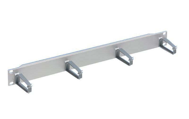 R&M Panneau de câblage 19 1HE Plastique