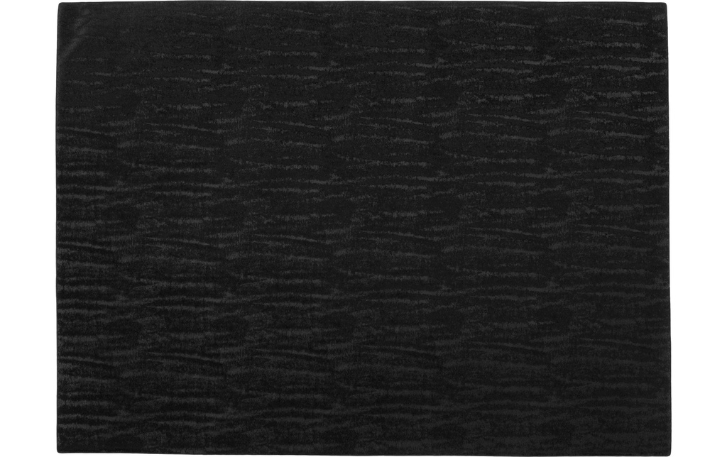 Tiseco Set de table Treasure 33 cm x 45 cm, Noir