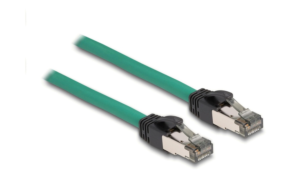 Delock Câble patch PROFINET Cat 5e, SF/UTP, 5 m, Vert
