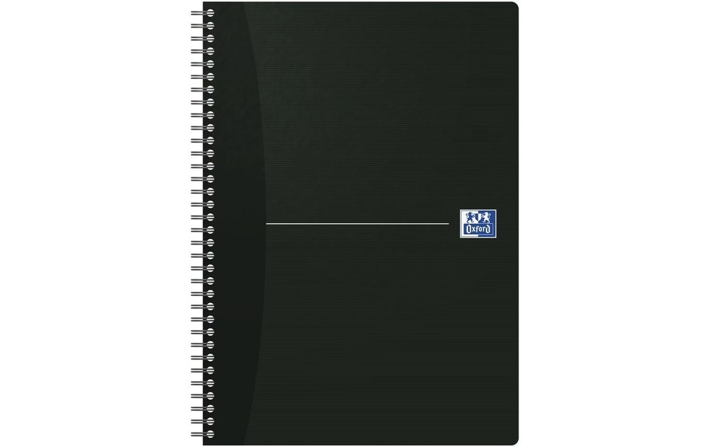 Oxford Bloc-notes A4, ligné, noir