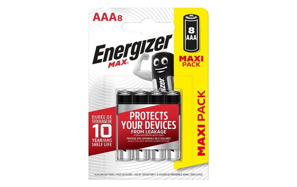 Energizer Pile MAX AAA , 8 Pièce/s