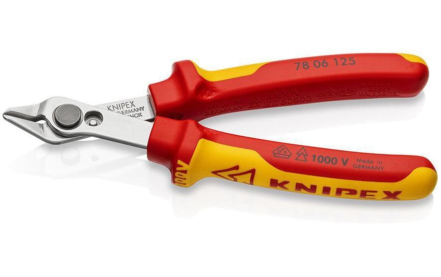 Knipex Pinces coupantes de côté pour l’électronique Super Knips VDE 1000 V