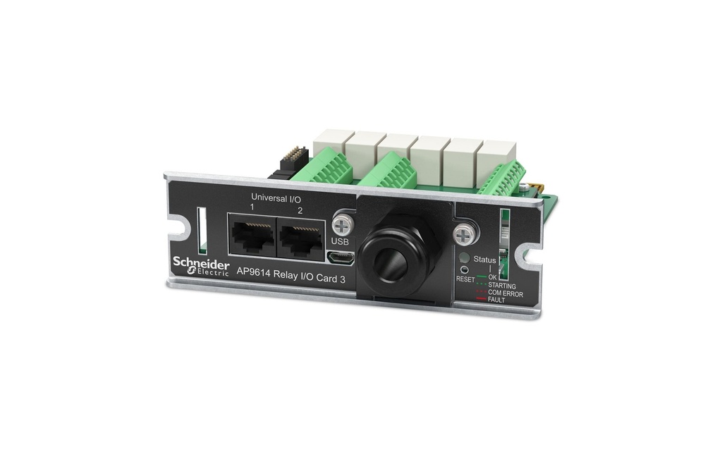 APC Carte de gestion AP9614 Dry Contact I/O SmartSlot