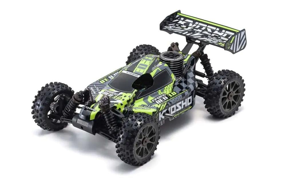 Kyosho Buggy GP Inferno NEO 3.0 Nitro vert, ARTR, 1:8