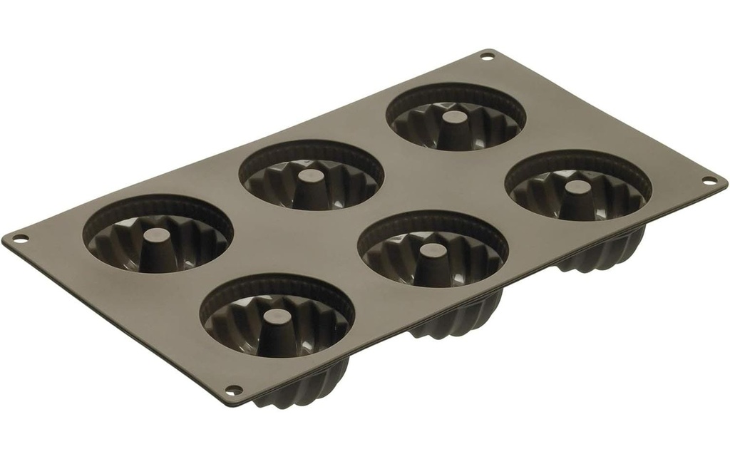 Lurch Moule de cuisson Flexi Kouglof mini Marron