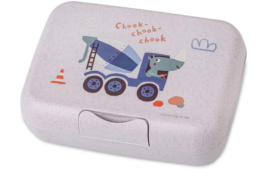 Koziol Boîte casse-croûte CANDY L TRUCKS purple grey Gris