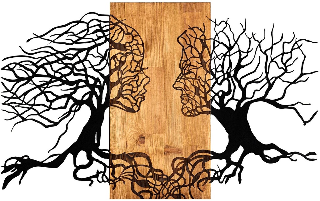 Wallxpert Décoration de mur Tutku 92 x 58 cm