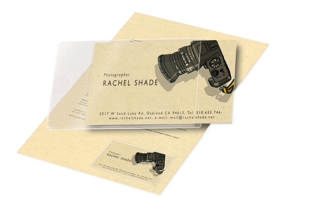 DJOIS Poch.carte-vis.60x95mm aut.10p (10 pces)