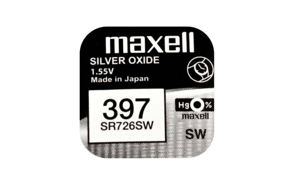 Maxell Europe LTD. Pile bouton 397 SR726SW , 10 Pièce/s