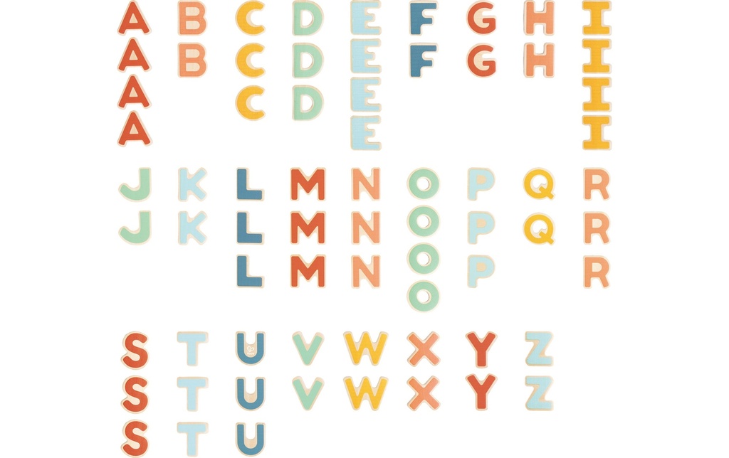 Hape Lettres magnétiques 70 pièces