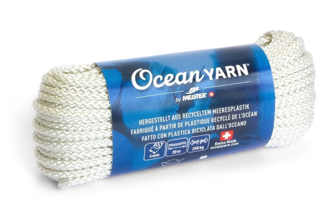 Meister Corde OceanYarn Ø 4 mm, 20 m, 250 kg, Blanc