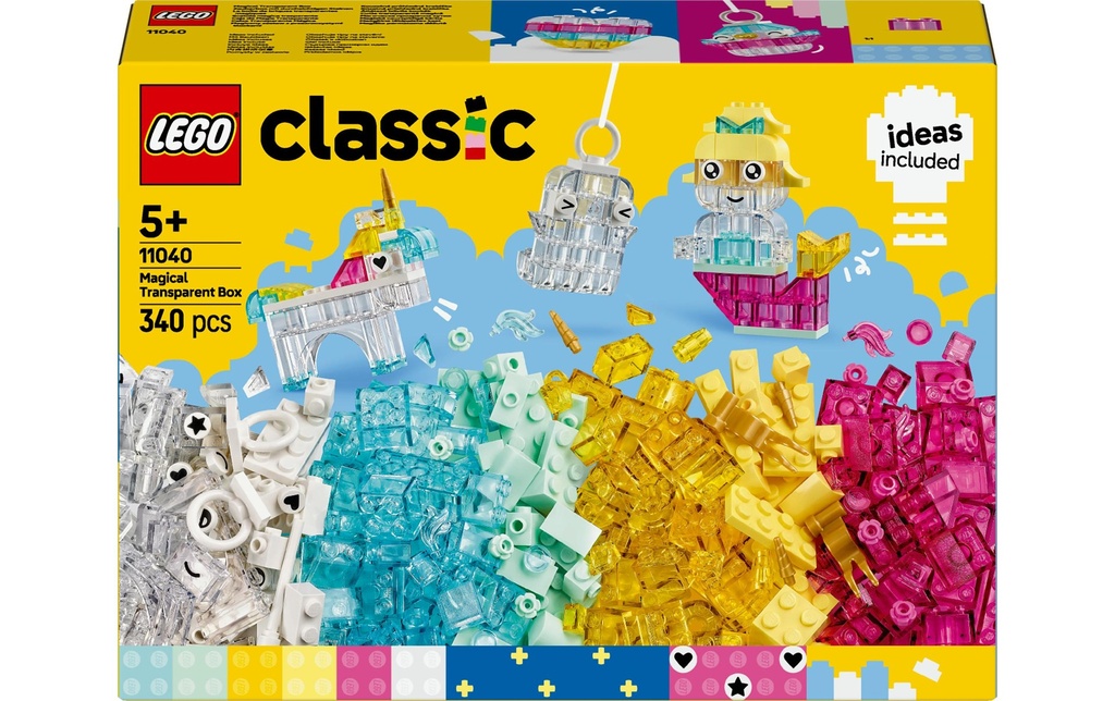 LEGO® Classic Boîte magique avec pierres transparentes 11040