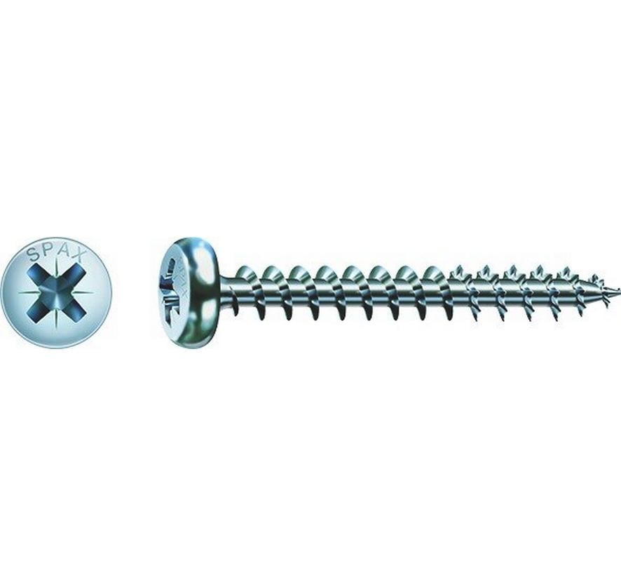 Spax Vis pour panneaux d'aggloméré 4.5 x 16 mm, 1000 Pièce/s