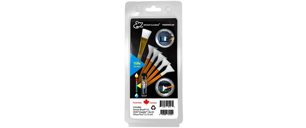 Visible Dust EZ Plus Kit 1.0x Vswabs et VDust Plus, brosse de capteur