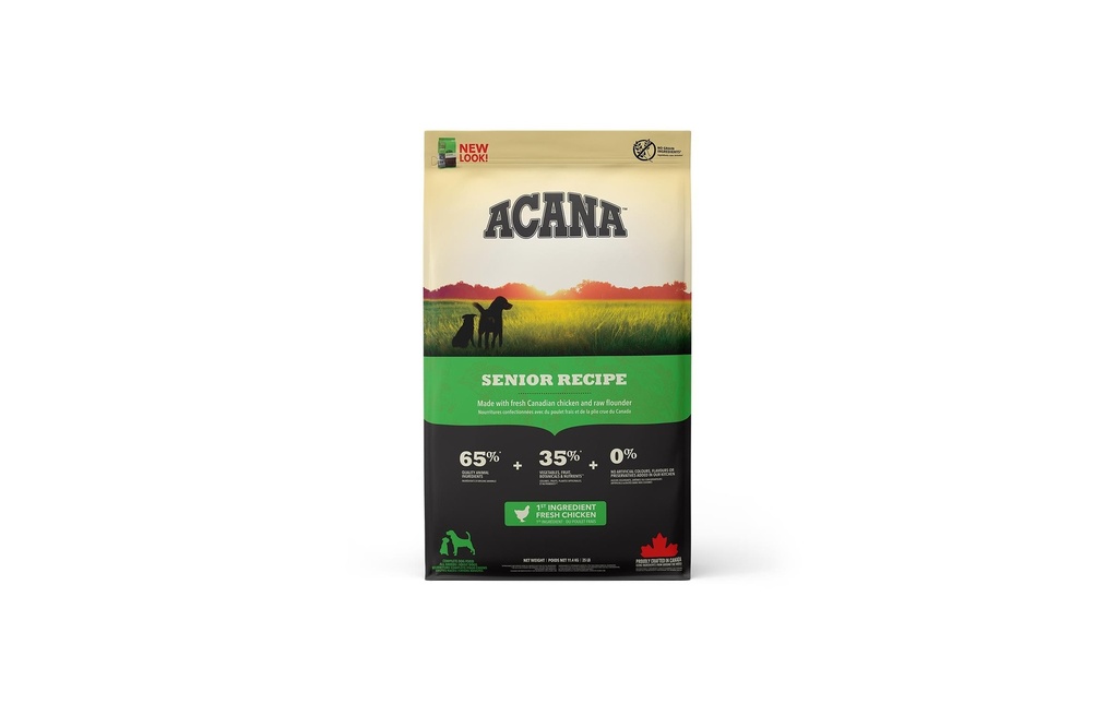 Acana Alimentation sèche Recette senior 11.4 kg