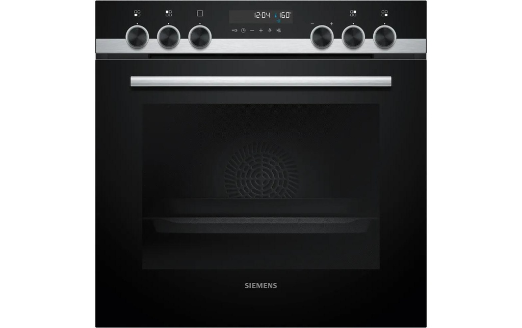 Siemens Four encastré iQ500 HE578GBS4 Noir/Acier inoxydable A +