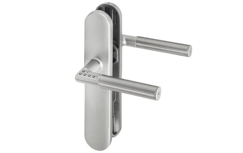 ASSA ABLOY Code Handle 492L08 Plaque longue, sans perforation, version B