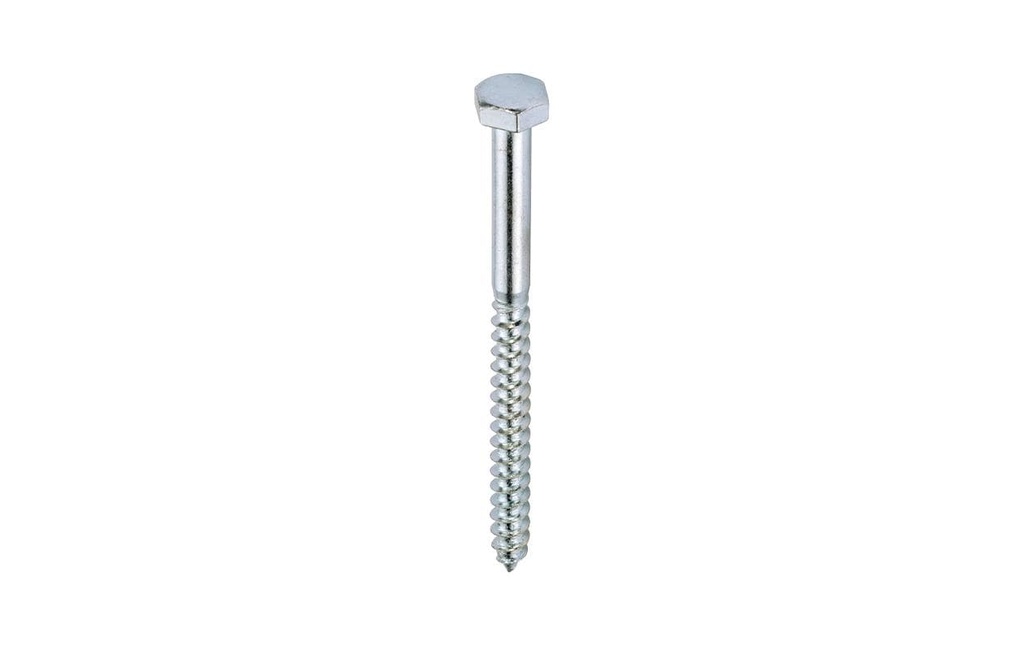 FTM Vis à clé Tête hexagonale 6 x 60 mm Acier, 4 pièces