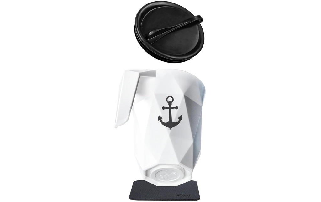 Silwy Tasse à anse magnétique en plastique 3 dl