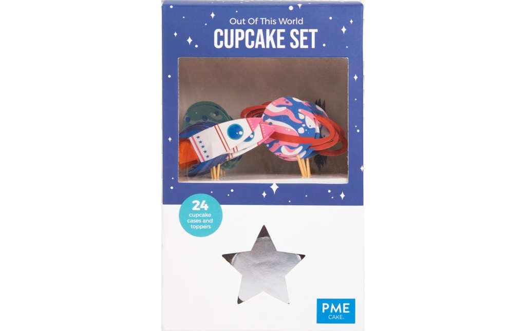 PME Set de cupcakes Espace 24 Pièce/s